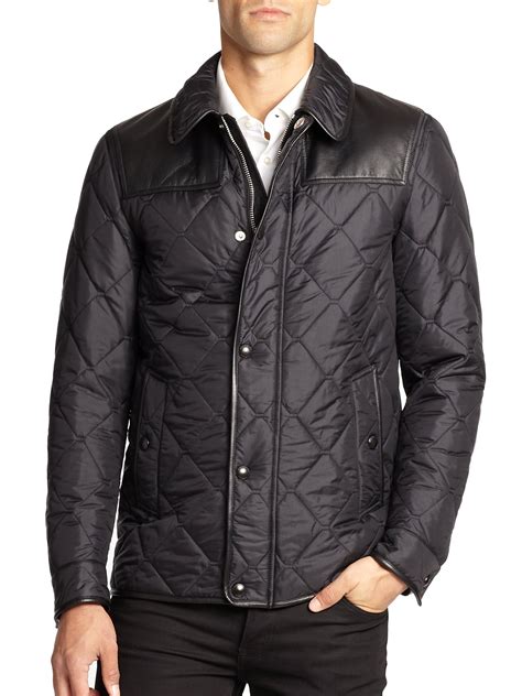 burberry jackets on sale mens|Burberry quilted jacket men's.